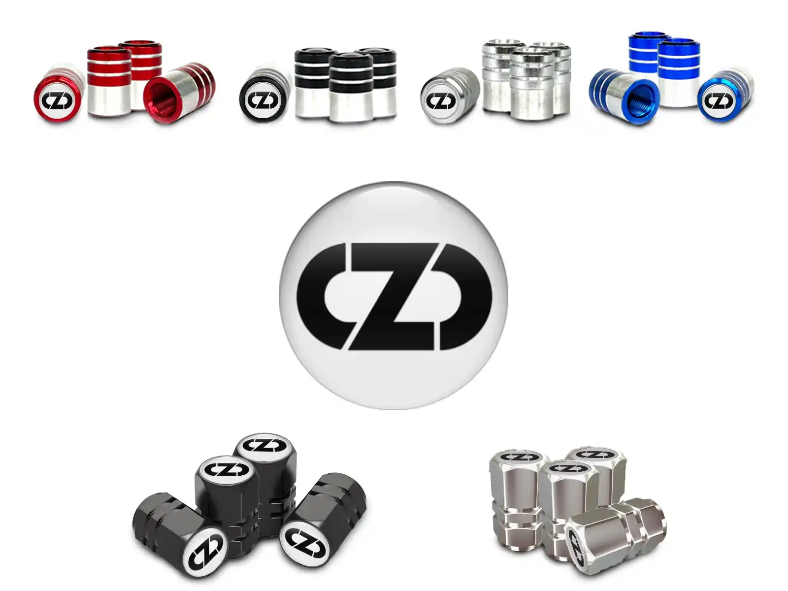 OZ Copri valvole Auto Look Lusso